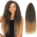 Brazilian Afro Curly End Hair Extensions Afro Kinky Synthetic Hair Fringes Straight itip Raw Virgin Hair
